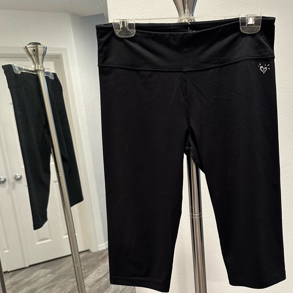 Justice Capri Legging Black - size Childrens Clothing: 20
